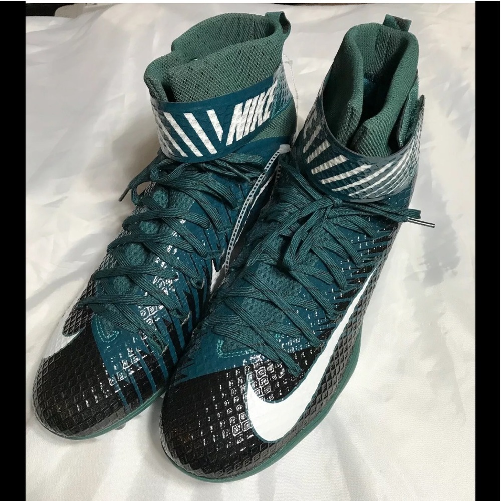 Nike LunarBeast Elite Football Cleats Green sz 15